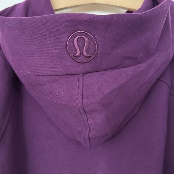 LULULEMON Hawaii SCUBA Oversized Full Zip HOODIE Dramatic Magenta Purple M/L ๐ - Picture 6 of 13